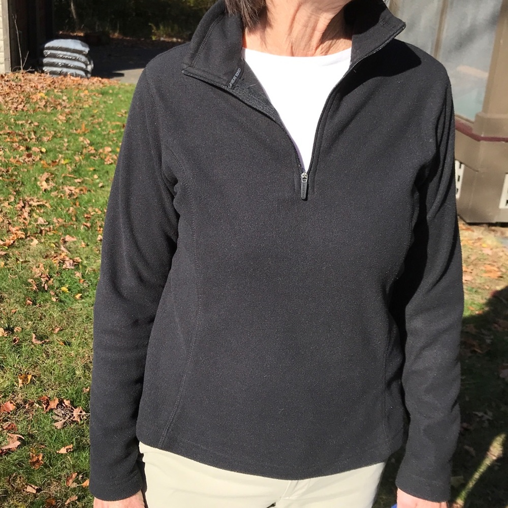 Land’s End 1/4 Zip Fleece Pullover New